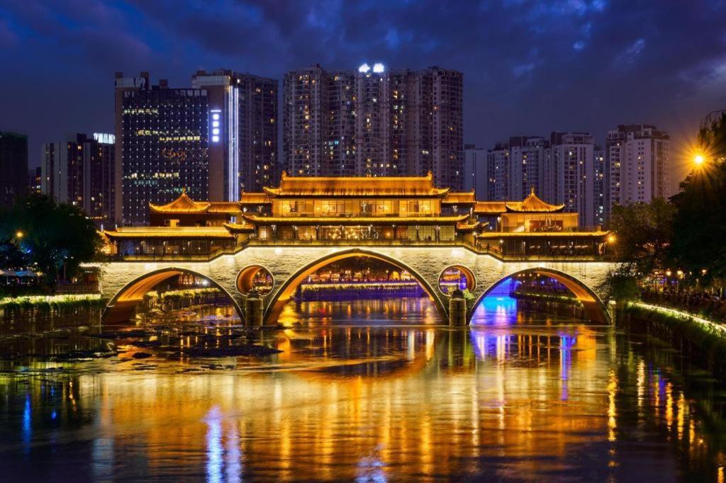 7 Days Inn Chengdu Sichuan University South Railway Station Bagian luar foto